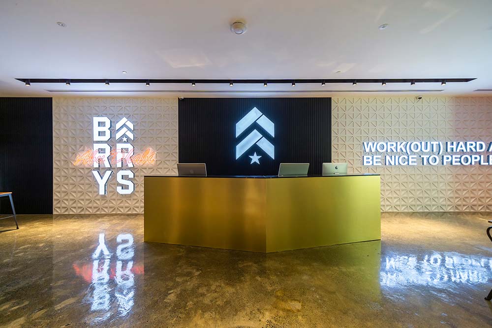 Barry's Bootcamp Gym - Galleria Mall, Abu Dhabi - Seeb Design
