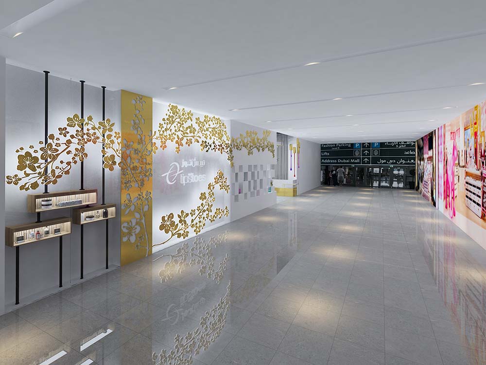 Tips & Toes Salon - Dubai Mall - Seeb Design